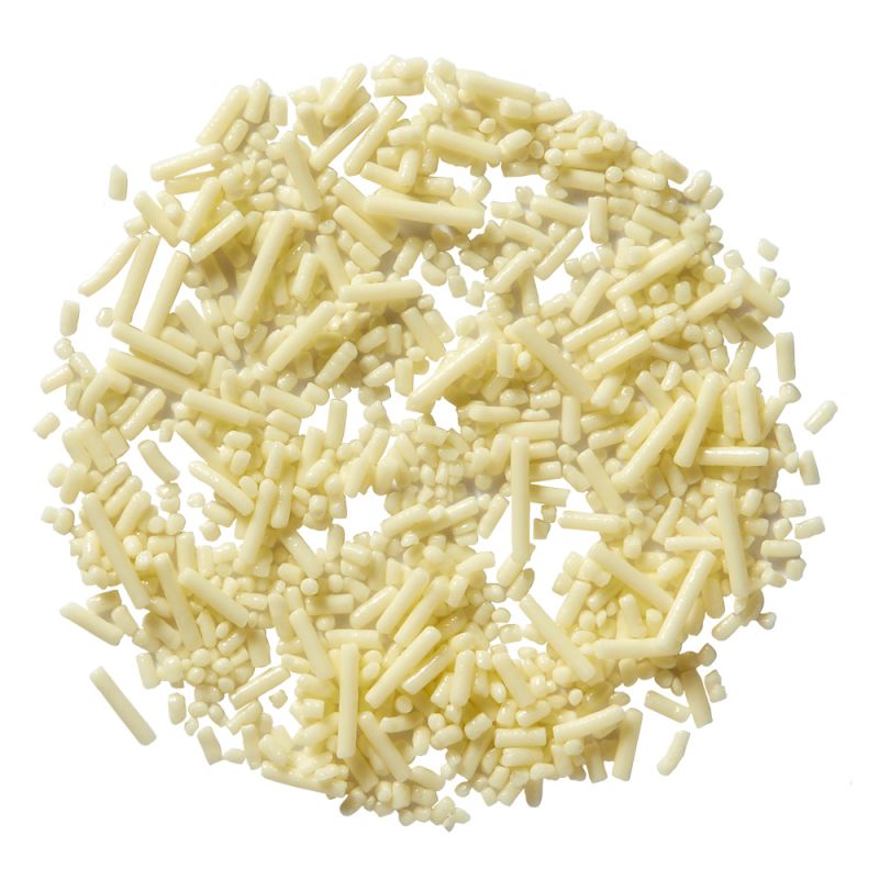 Vermicelli Branco 500gr Monalisa - Littlecakeshop