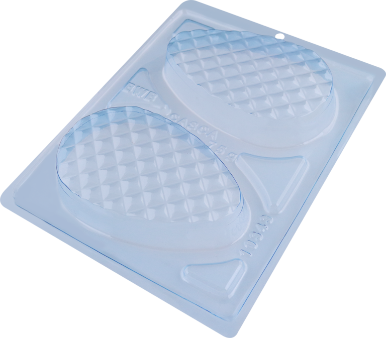 Forma de Chocolate Especial 3 Partes - Ovo Tablete Matelasse - BWB10343