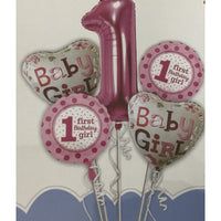 Thumbnail for Kit Balões 1st Birthday Baby Girl