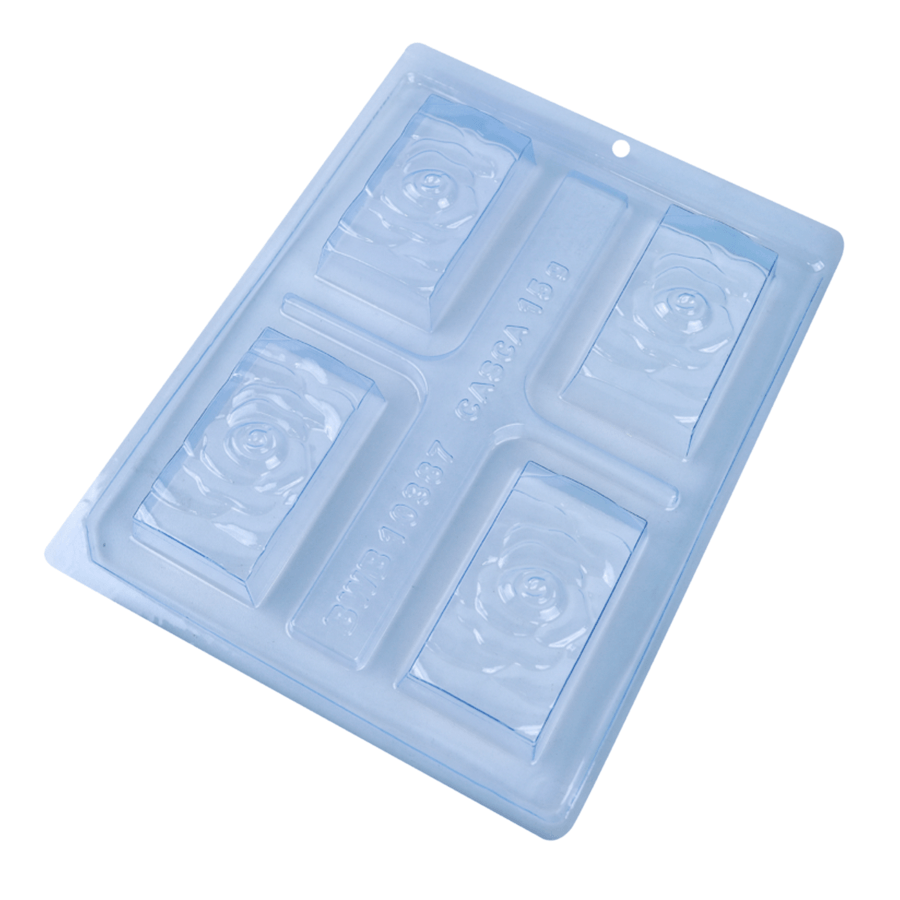 Forma de Chocolate Especial 3 Partes - MINI TABLETE ROSA - BWB10387