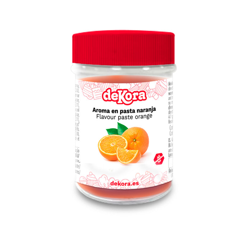 Aroma em Pasta Laranja 60Ml - Dekora