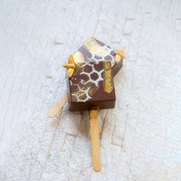 Thumbnail for Forma de Chocolate Especial 3 Partes - Pirulito Pão de Mel Quadrado - BWB9817