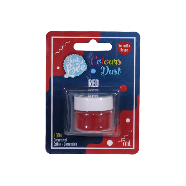 Corante Em Pó Vermelho 7g - JustAddLove