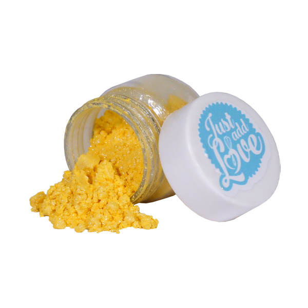 Corante Em Pó Metálico Amarelo Claro 7g - JustAddLove