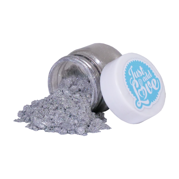 Corante Em Pó Metálico Prata 7g - JustAddLove