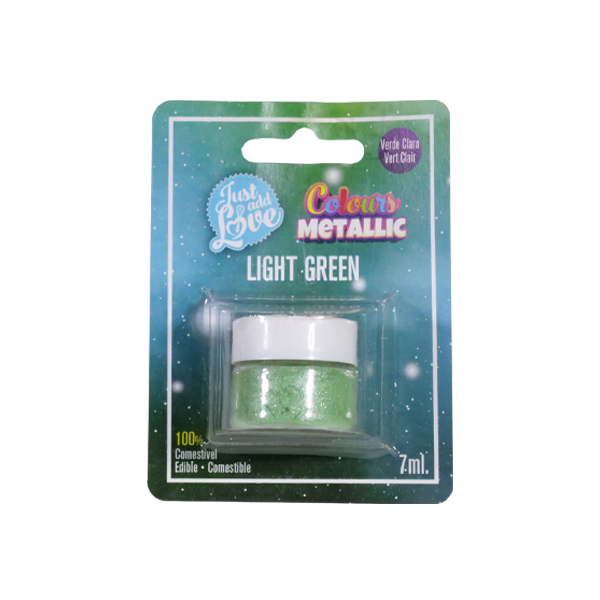 Corante Em Pó Metálico Verde Claro 7g - JustAddLove