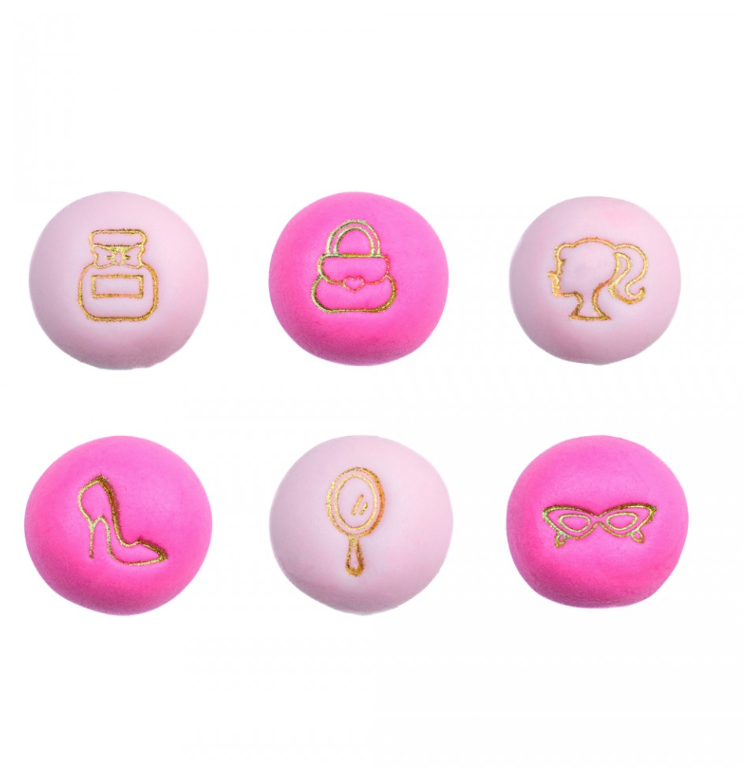 Kit Carimbos Femininos (2cm) - Rosa