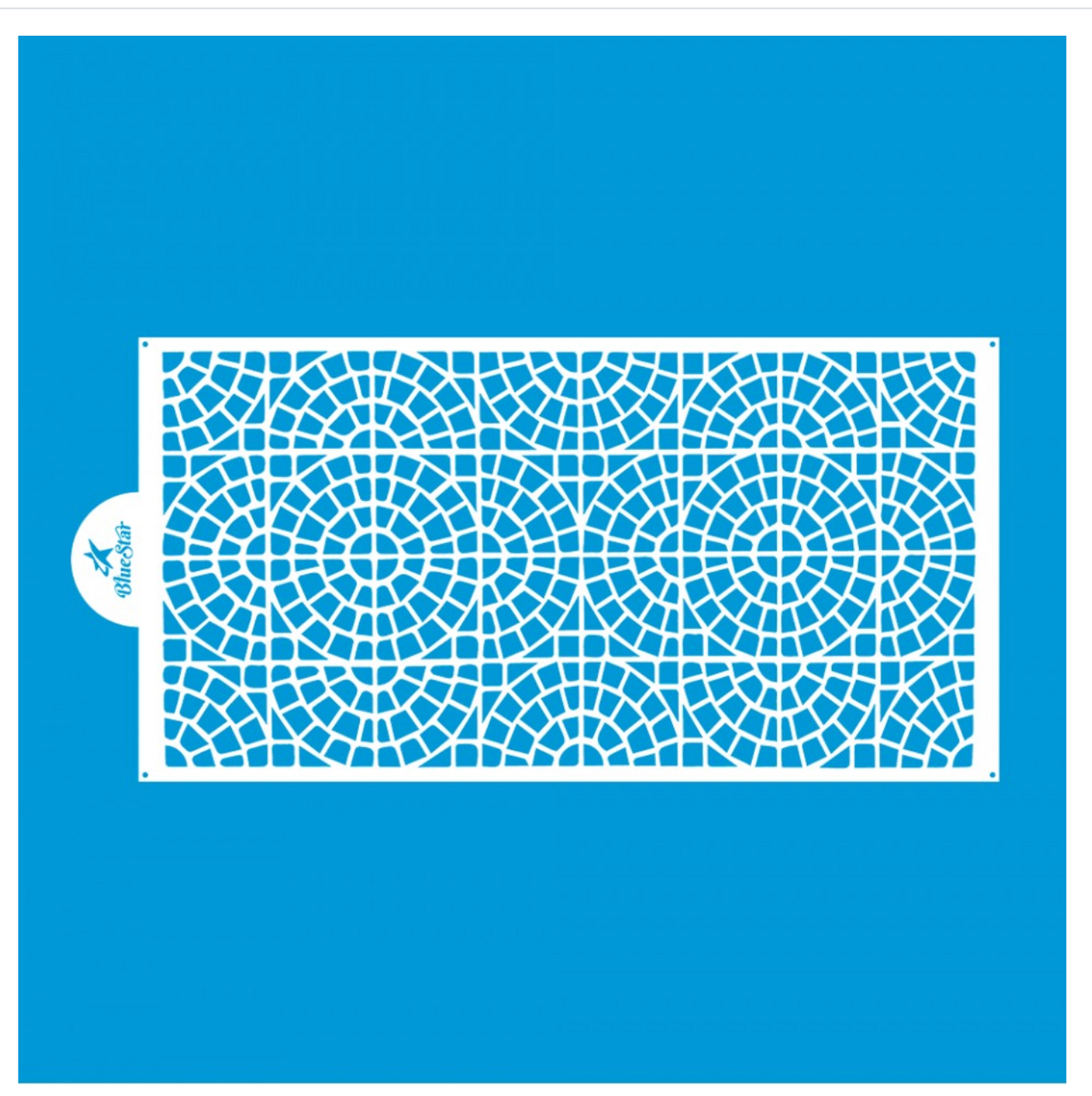Stencil Vitral - Bluestar
