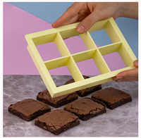 Thumbnail for Cortador Brownie Quadrado 6x6cm BlueStar por Ana Brownie