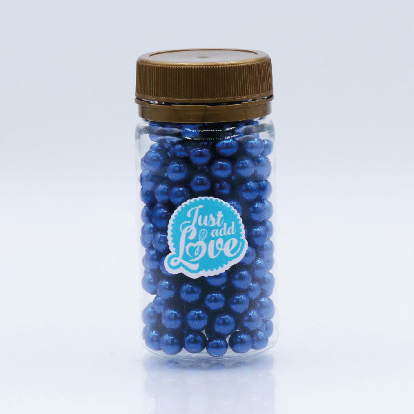 Pérolas Metalizadas Azul 7mm - 65g