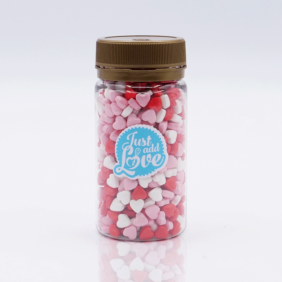 Mini Corações 3D Amorosos - 75gr