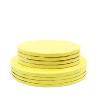 Thumbnail for Base Alta Redonda Ø25cm- Amarelo Pastel