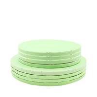 Thumbnail for Base Alta Redonda Ø25cm- Verde Pastel