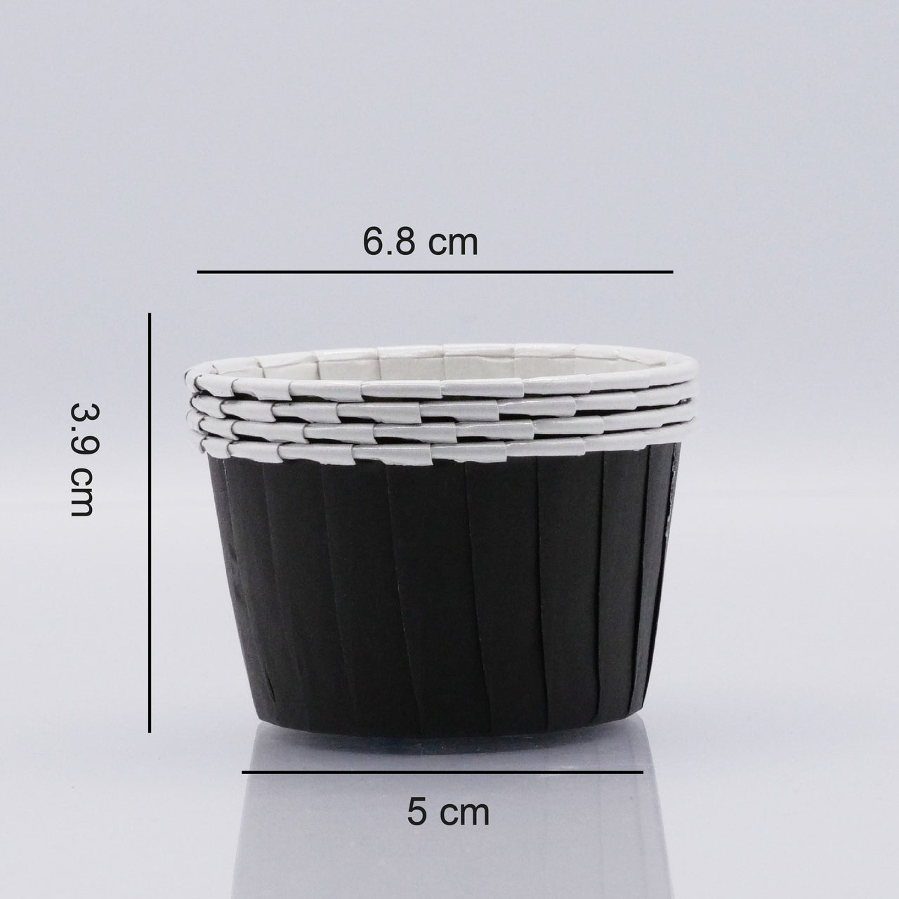 Cápsula Cupcake Pretas - JustAddLove