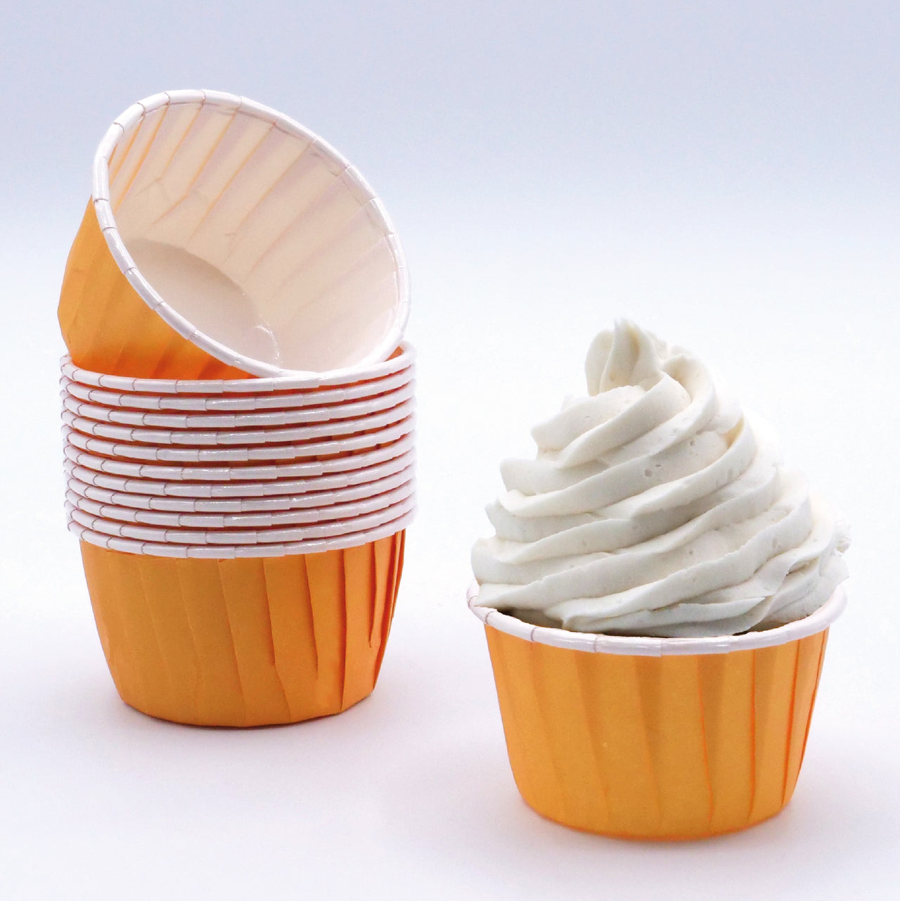 Cápsula Cupcake Laranja - JustAddLove