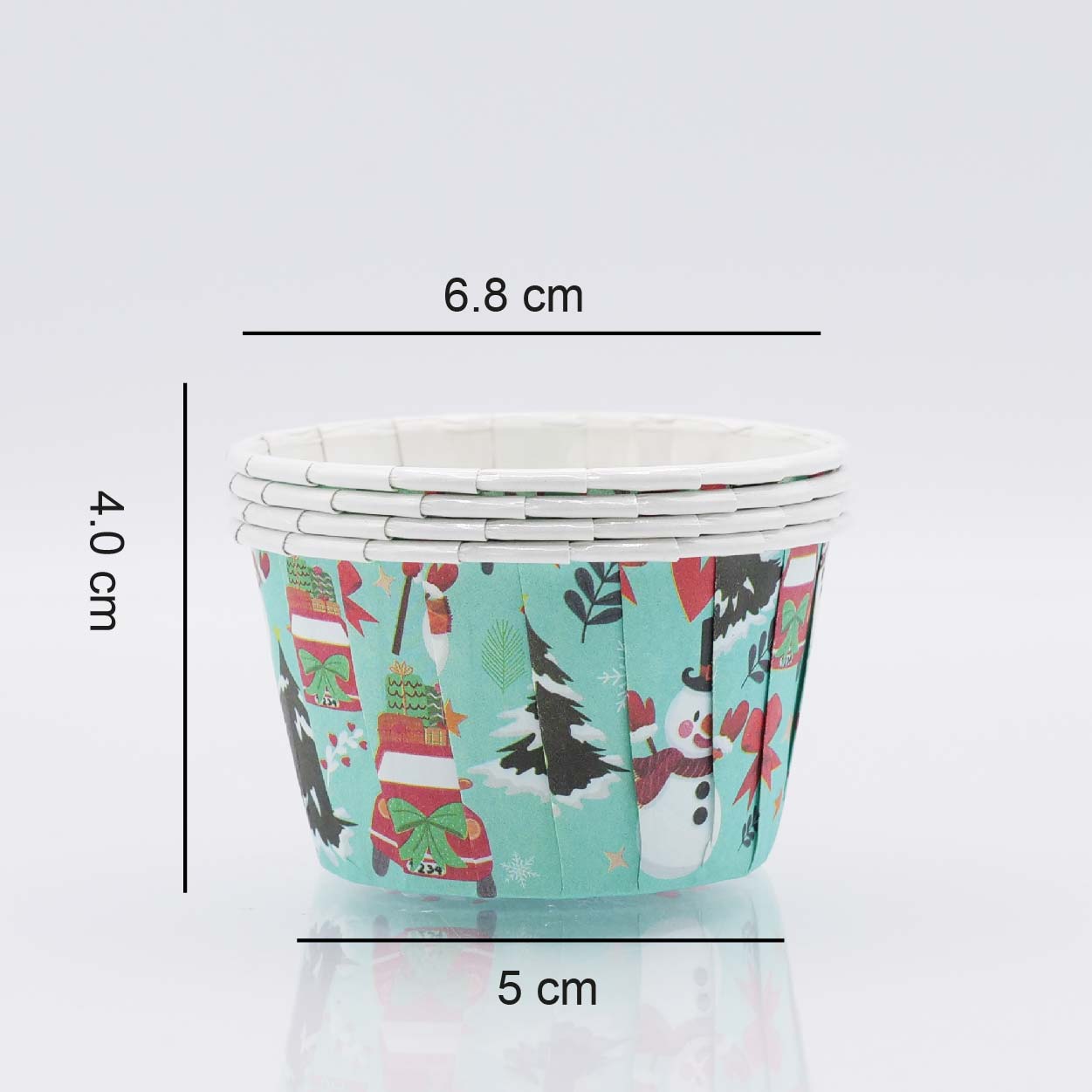 Cápsulas Cupcake Snowman - JustAddLove