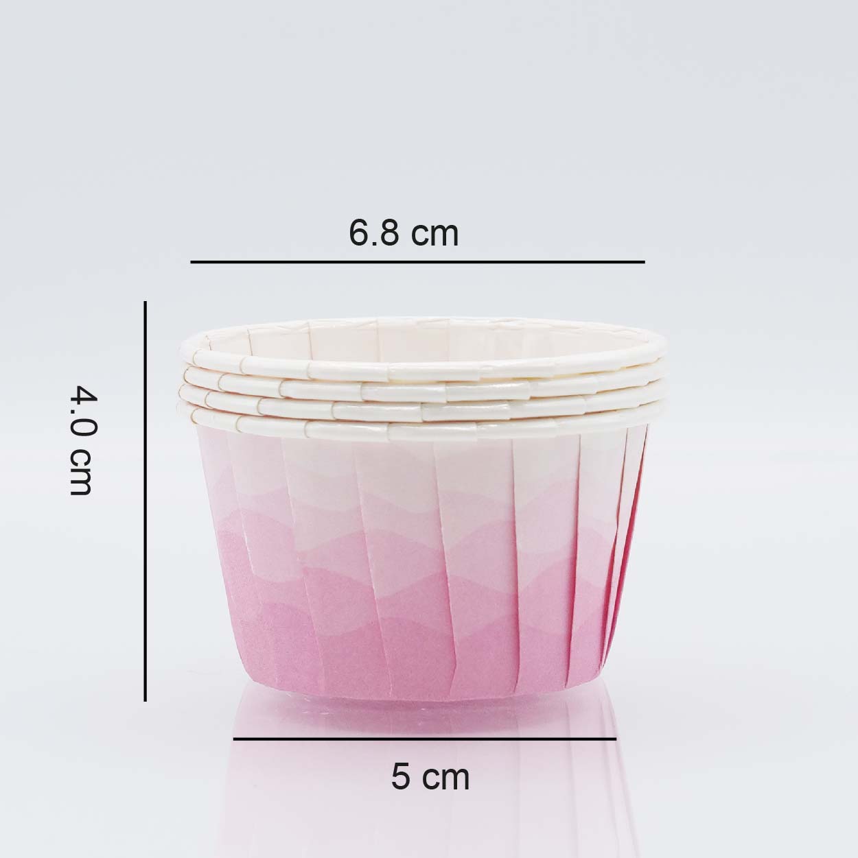 Cápsula Cupcake Marmoreado Rosa - JustAddLove