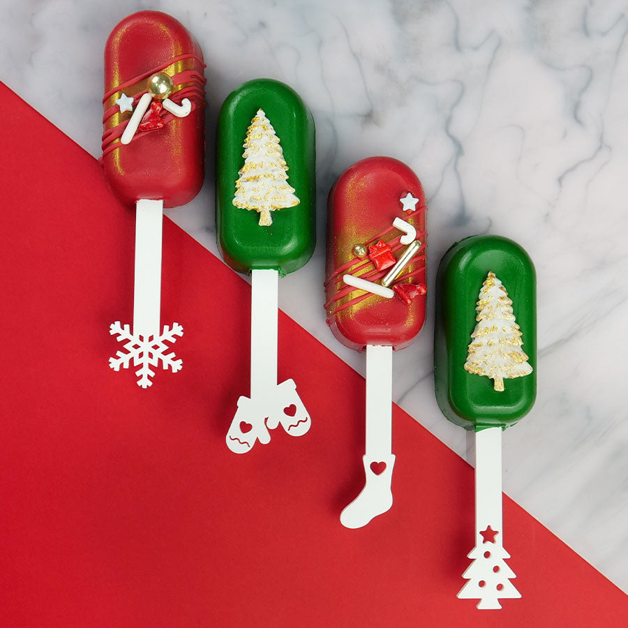 Palitos para Popsicles Sticks Natal - 8un