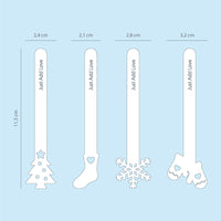 Thumbnail for Palitos para Popsicles Sticks Natal - 8un