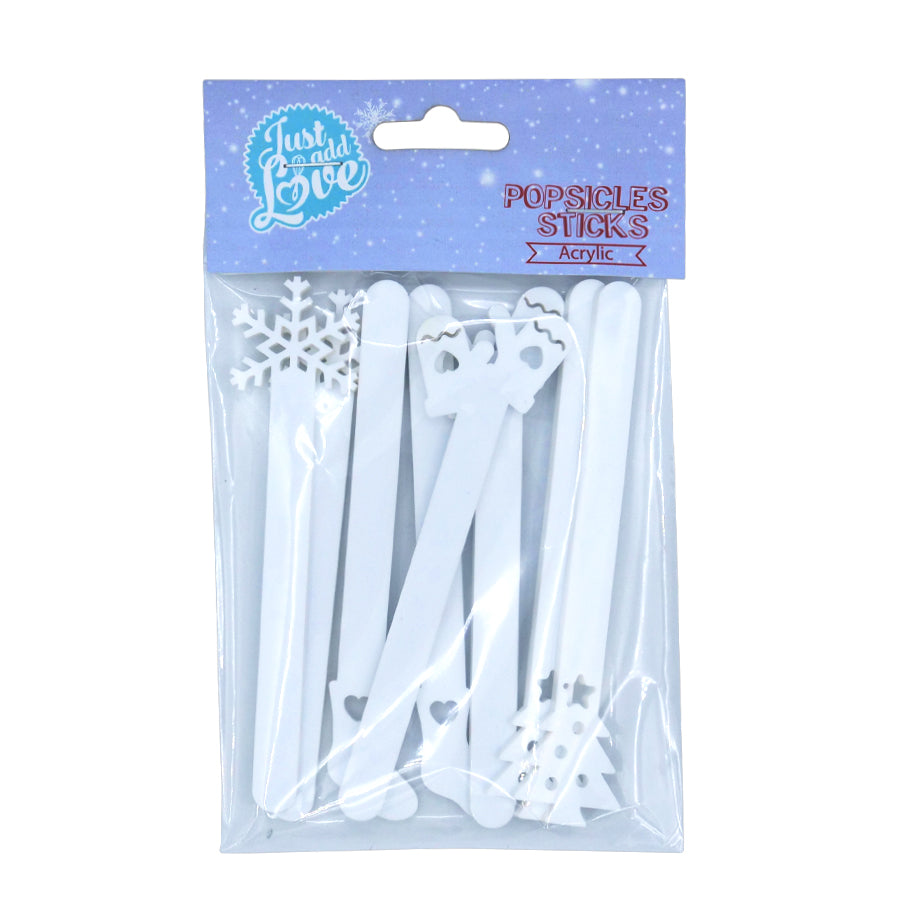 Palitos para Popsicles Sticks Natal - 8un
