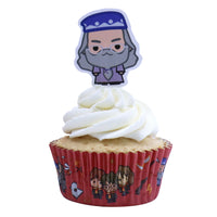 Thumbnail for Kit Cápsula + Topper Cupcake Harry Potter Personagens - PME