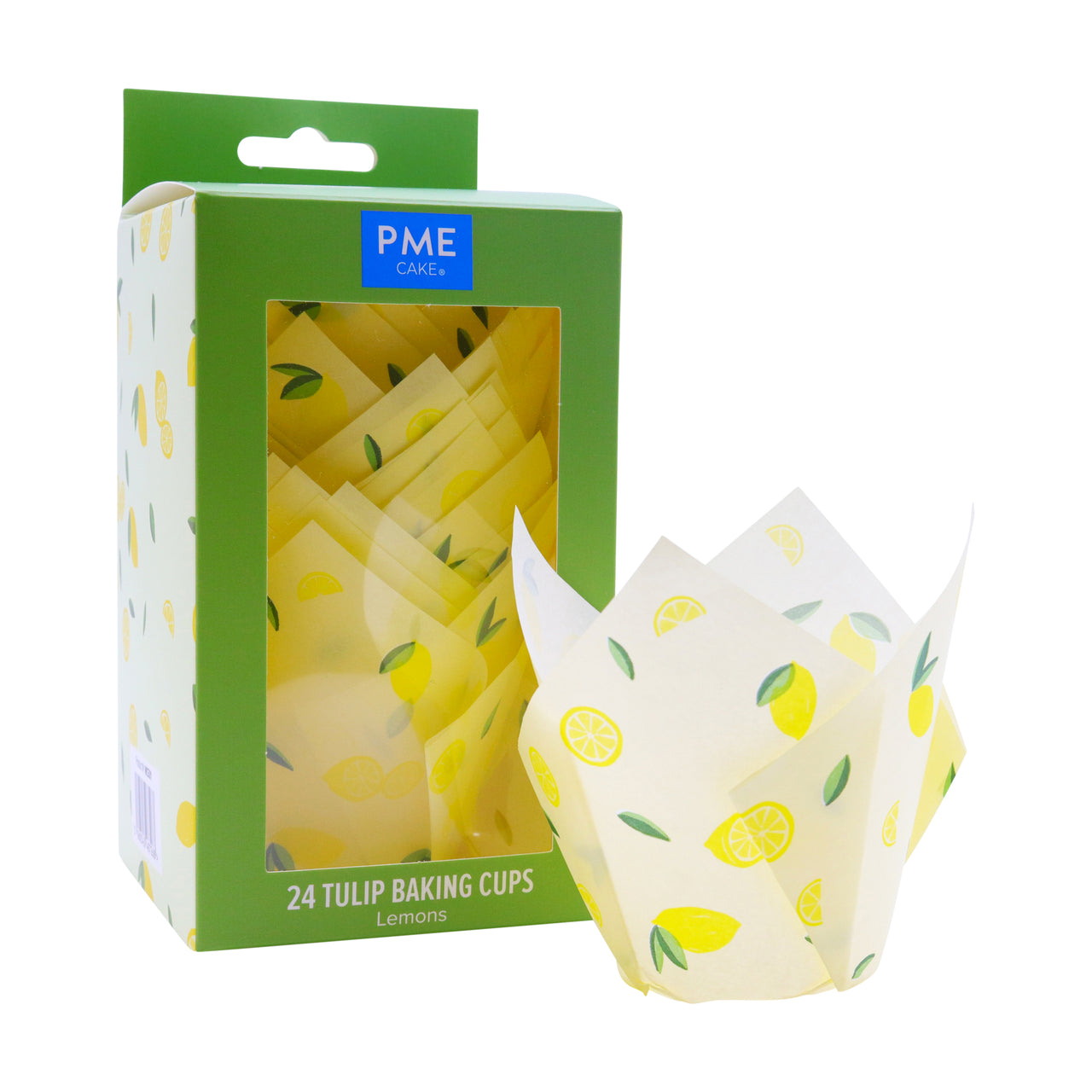 Tulipa Cupcake Lemon 24un - PME