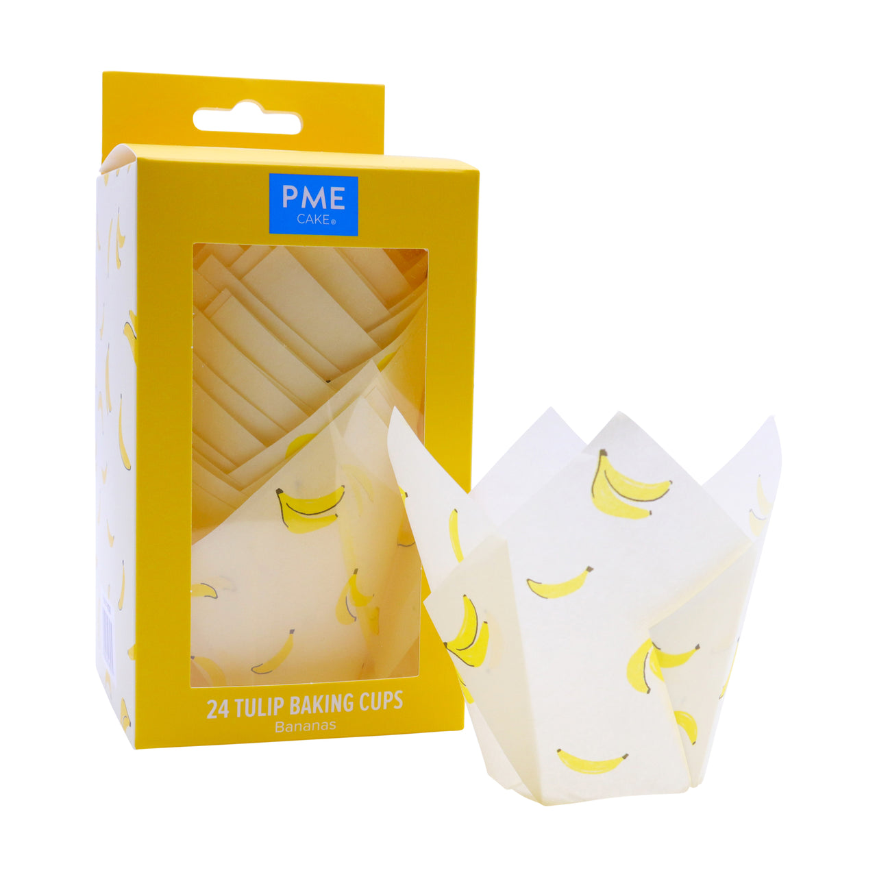 Tulipa Cupcake Banana 24un - PME