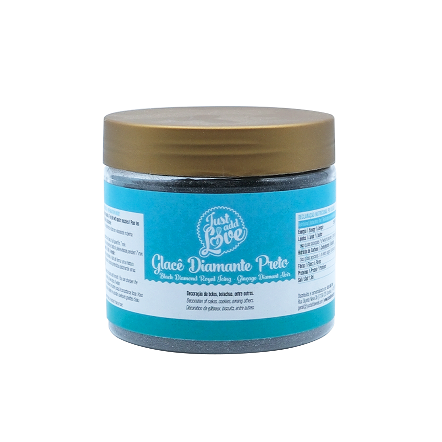 Glacê Real Diamante Preto - 70gr