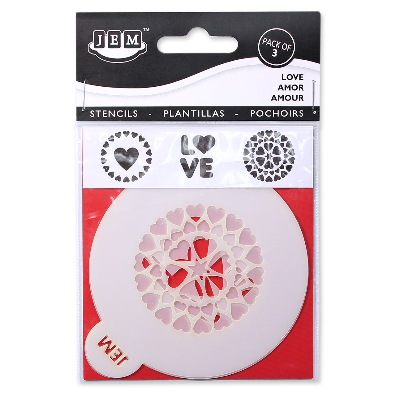 Stencil Love Cjto 3 - PME