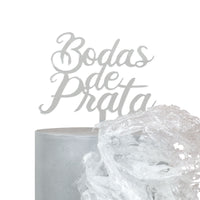Thumbnail for Topper Prata Bodas de Prata