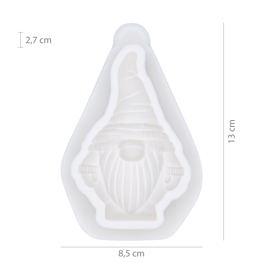 Molde Silicone Sr Gnomo