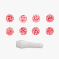 Thumbnail for Kit Carimbo Flork (9pcs) - Rosa Bebê