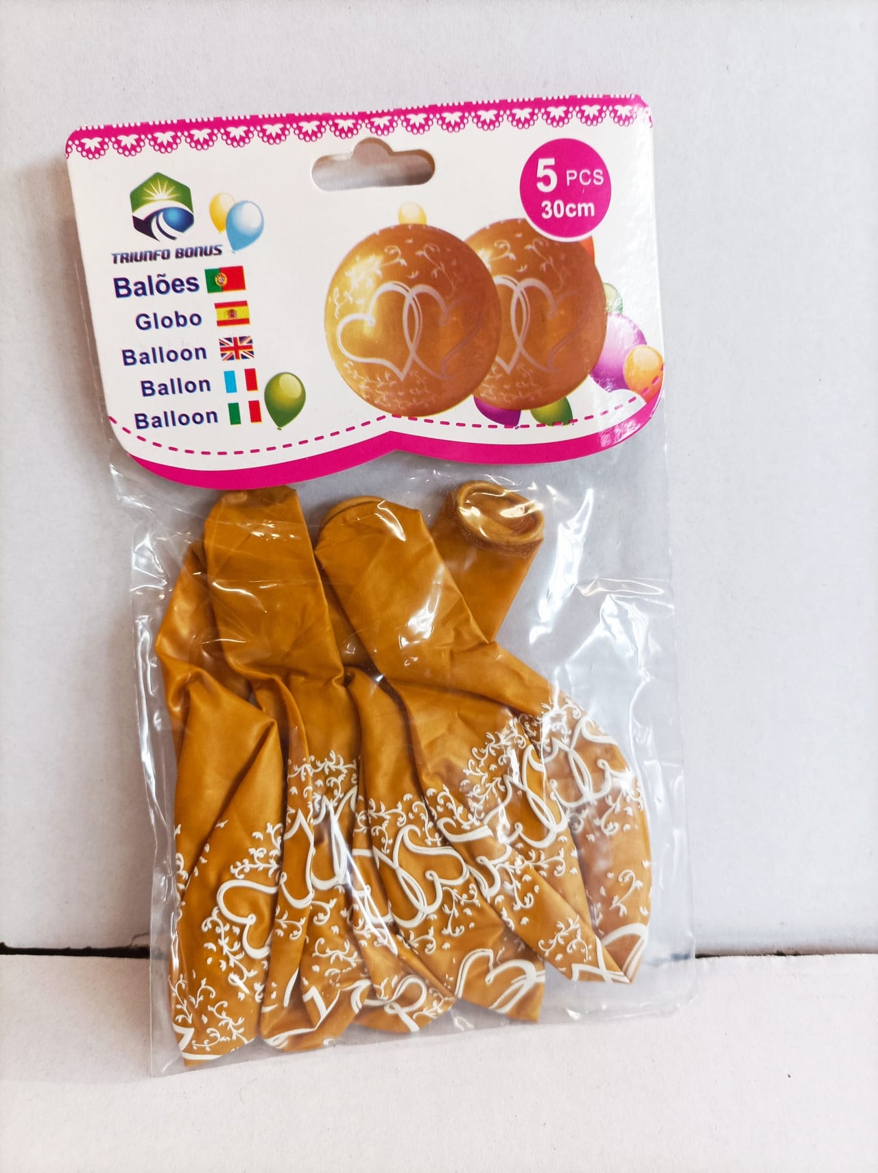 Kit Balão Dourado - 5pcs