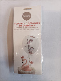 Thumbnail for Topo Bolo com Balão de Confetes 2 - 2pcs