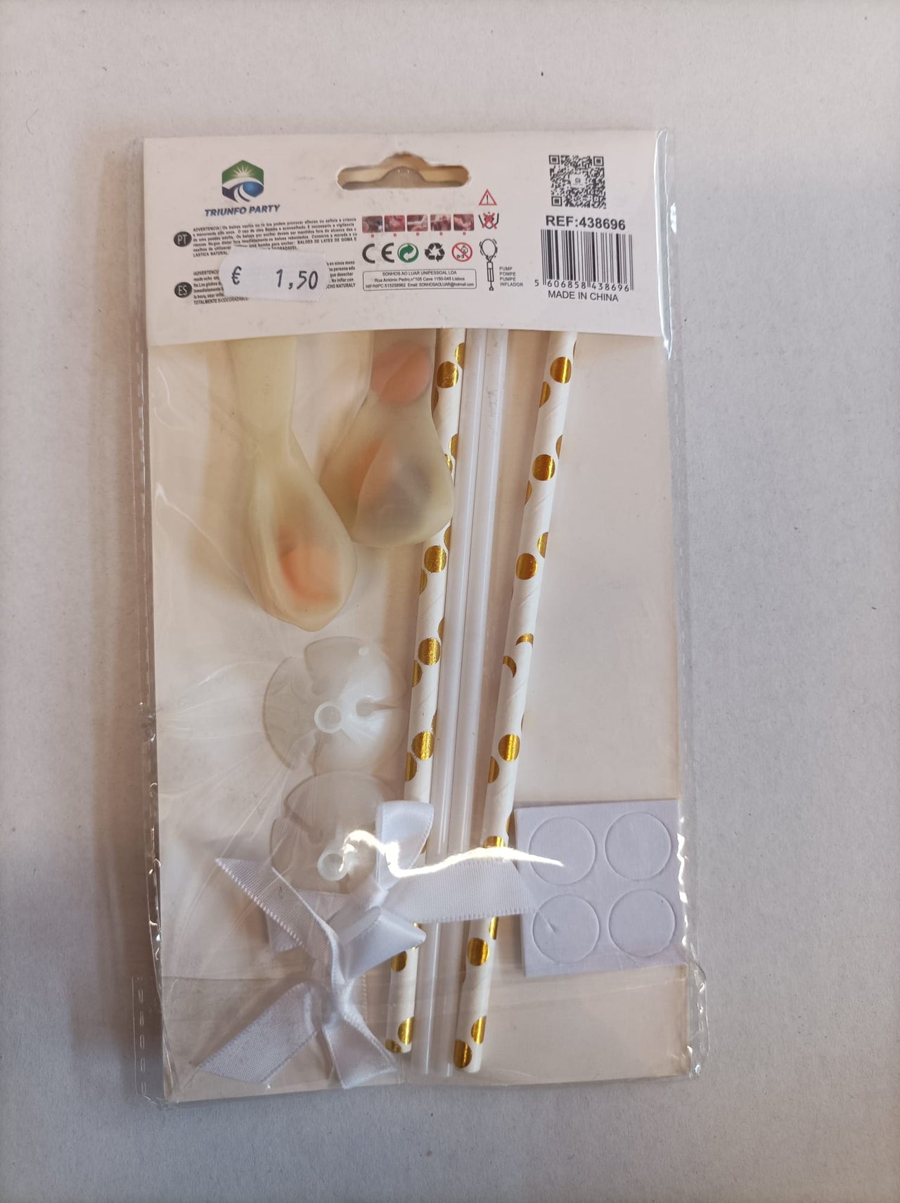 Balão com  Confetis 3 - 2pcs