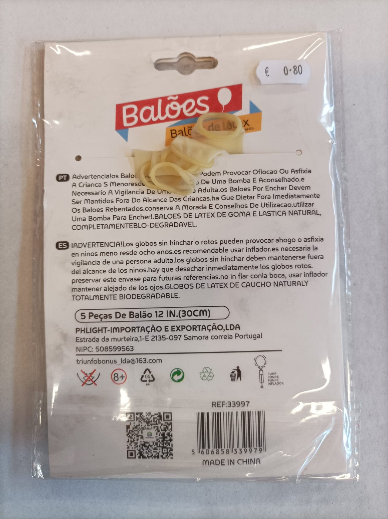 Kit de Balão C/ Escritos - 5 pcs