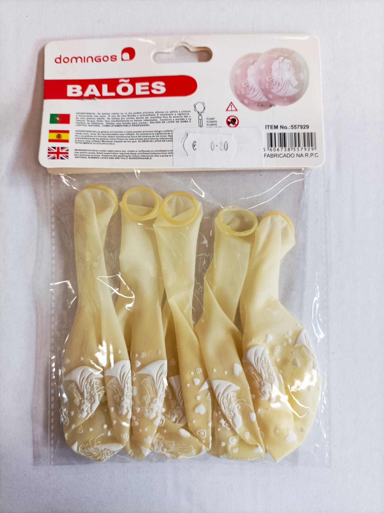 Kit Balão com Desenho Noivos - 5 pcs