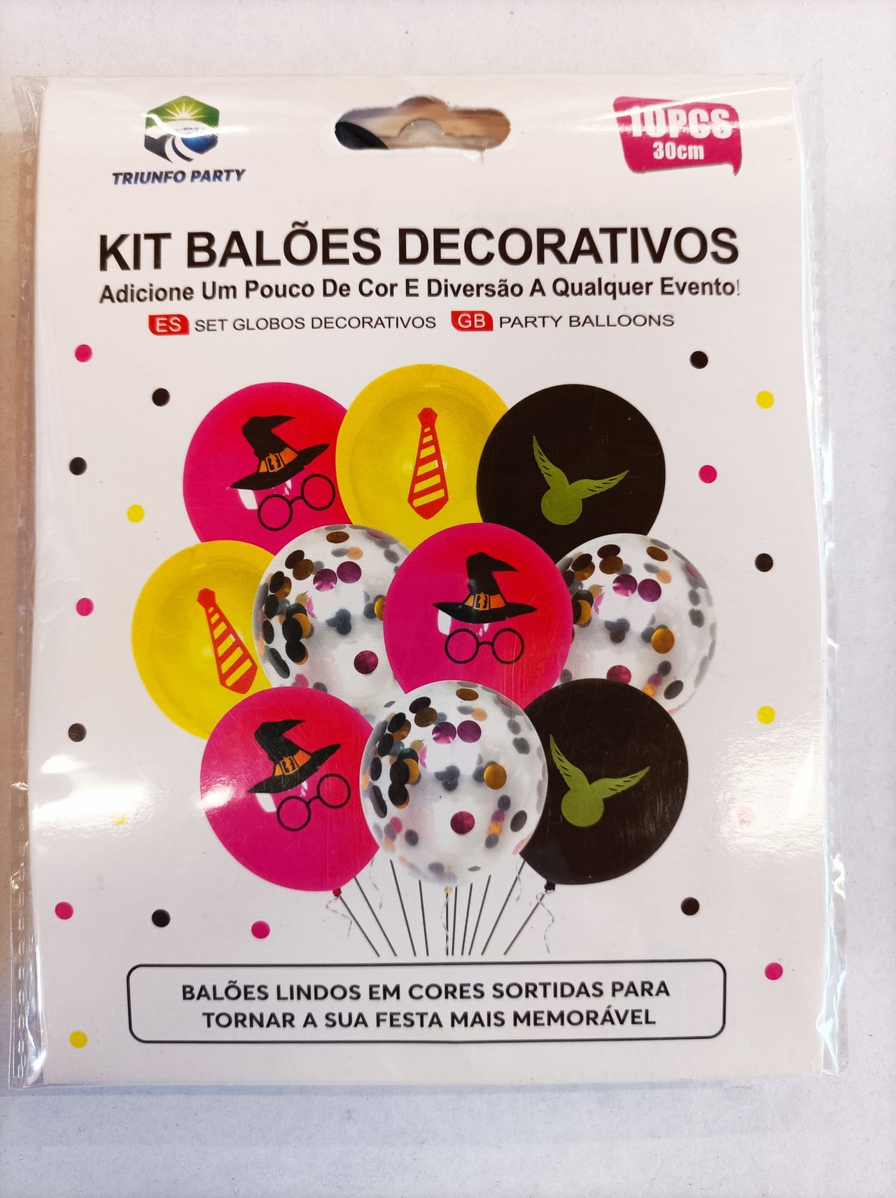Kit Balão Harry Potter - 10 pçs