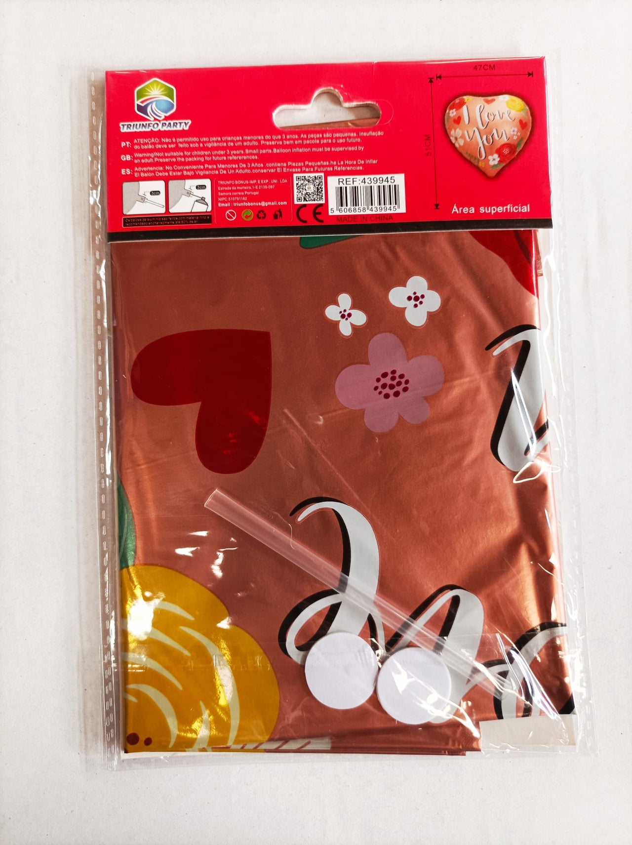 Balão I Love You 4 - 1 pç