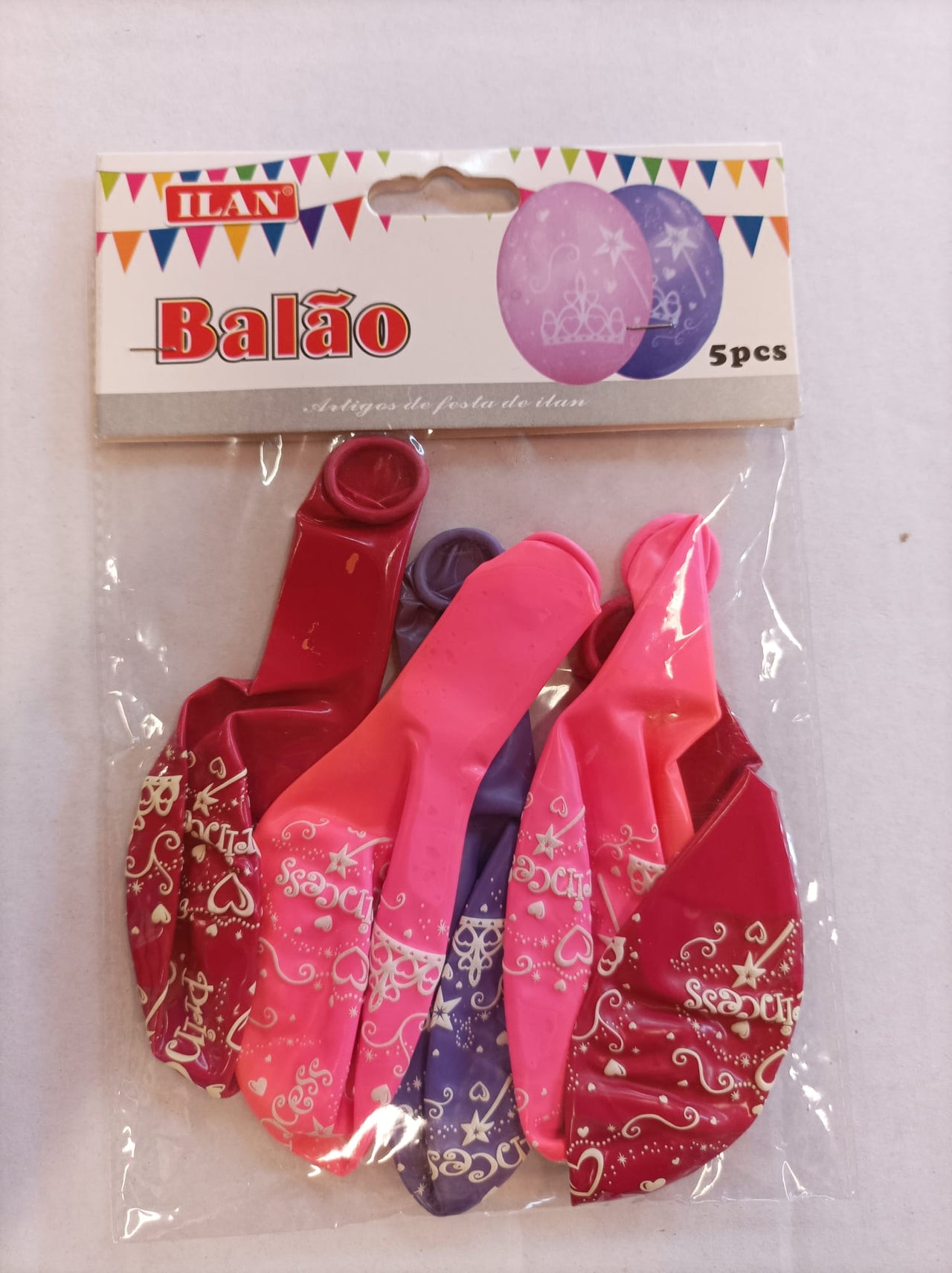 Kit Balão com cores diversas - 5pcs