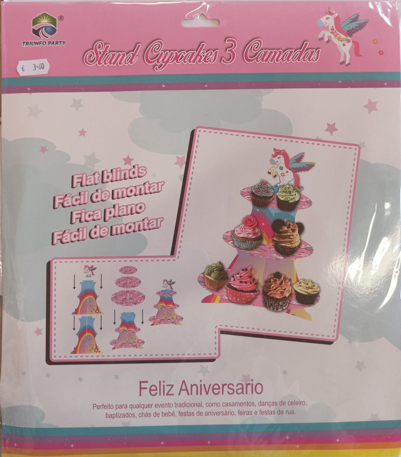 Stand Cupcakes 3 camadas