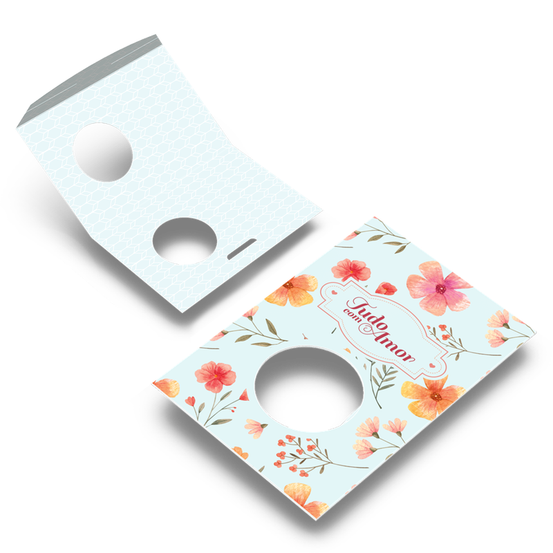 Maleta Blister Para 1 Doce Tudo Com Amor - pack 12 unidades