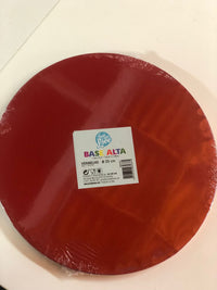 Thumbnail for Base Alta Redonda Ø25cm- Vermelho