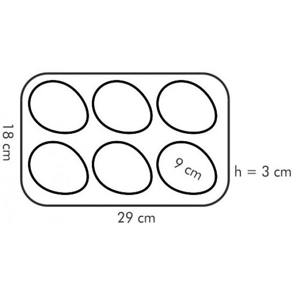 Forma de Silicone Ovo da Páscoa