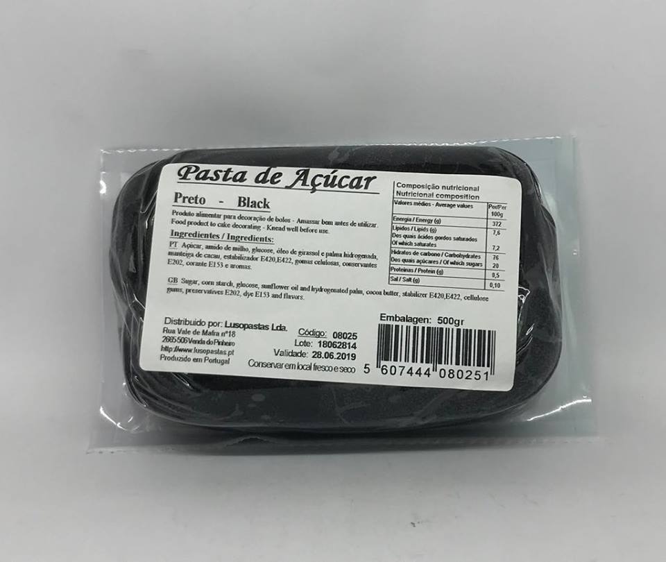 Pasta de Açúcar Preta 500gr