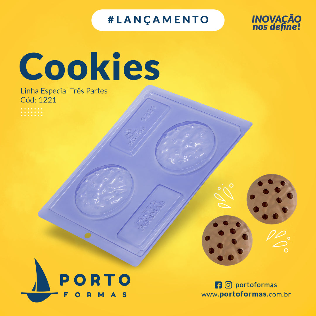 Forma de Chocolate Especial 3 Partes - Cookies - PF1221