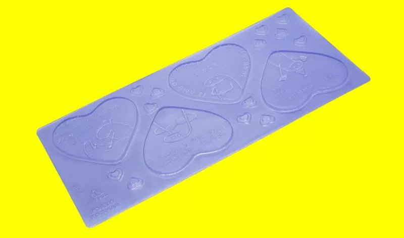 Folha de Modelagem - Coração Tablete Flork 500gr - PF888