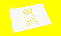 Thumbnail for Stencil Coelhinho com Cenoura - Porto Formas
