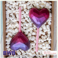Thumbnail for Forma de Chocolate Especial 3 Partes - Pirulito Coração Lapidado - BWB10283