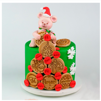 Thumbnail for Kit Carimbos Natal de Amor (5cm) - Rosa